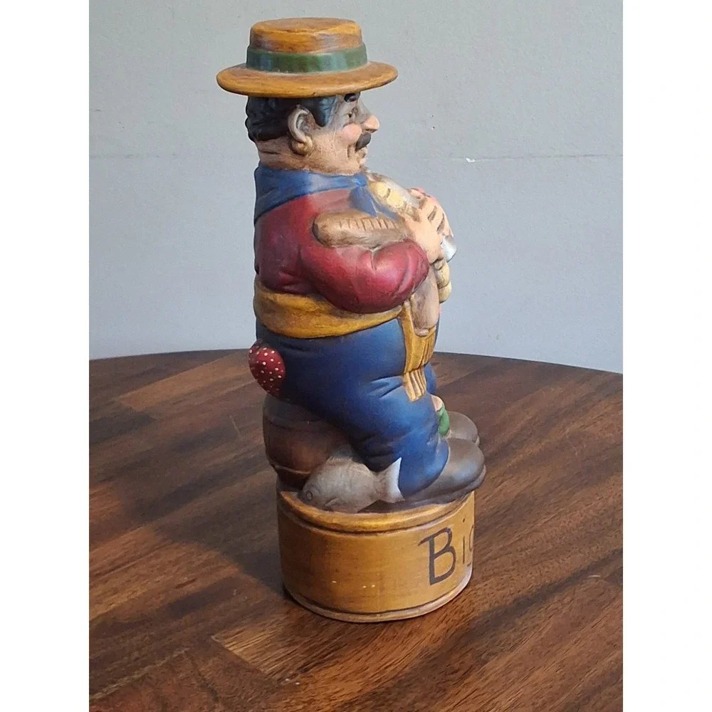 Vintage Alberta Molds Italian Deli Man Decanter Signature Shot